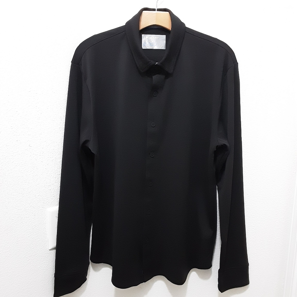 Twillory Performance Athletic Button Long Sleeve … - image 1